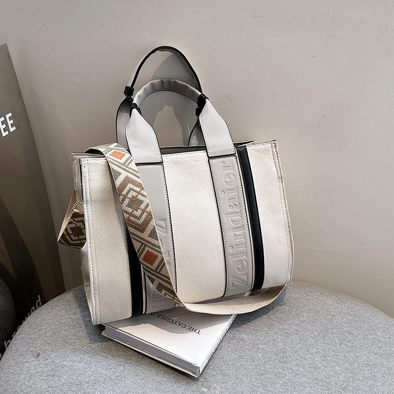 Women's Large Capacity Tote Bag - Versatile Crossbody/Shoulder Handbag for Autumn/Winter 2024