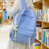 Schoolbag Korean Version Mori Fresh Plaid Backpack Large Capacity Lightweight Student Class Schoolbag Harajufeng Travel Backpack