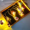 1.65M/10 Light Christmas Lights String 10 Christmas Patterns LED String Light  Desk