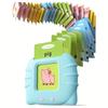 Montessori Play School: Interactive talking card toy for ages 0-3 with 224 bilingual visual word cards and sensory learning materials.