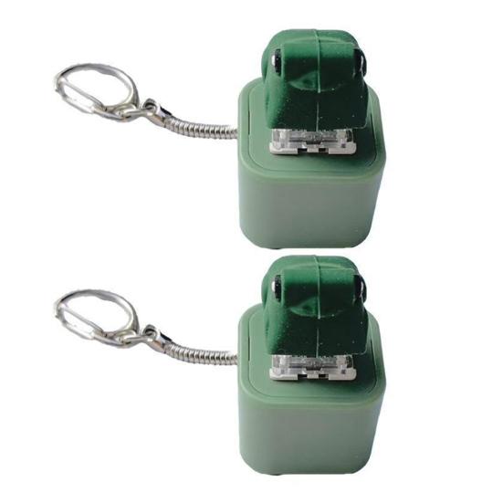 1/2/3Pcs Croaking Frog Keyboard Fidget Toy with LED Light Stress Anxiety Relief Keyboard Clicker Keychain Portable Decompression Button Sensory Toy