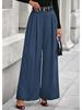 European Casual High-Waisted Wide-Leg Trousers for Women, Slimming and Versatile.