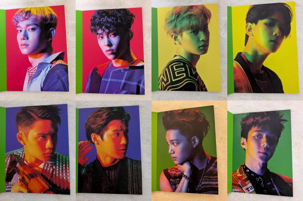 [USED] EXO POWER Official Postcard Book 17 Cards