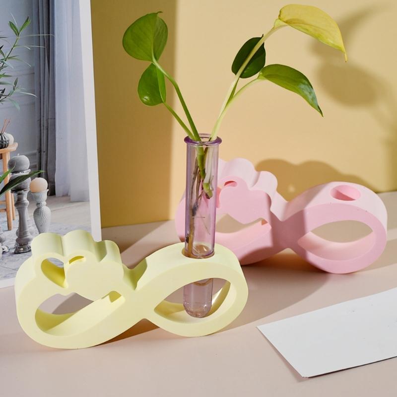 Heart Resin Molds Silicone for Vase Hydroponic Plant Holders, Home Decoration, Heart Shaped Resin Moulds for Vase