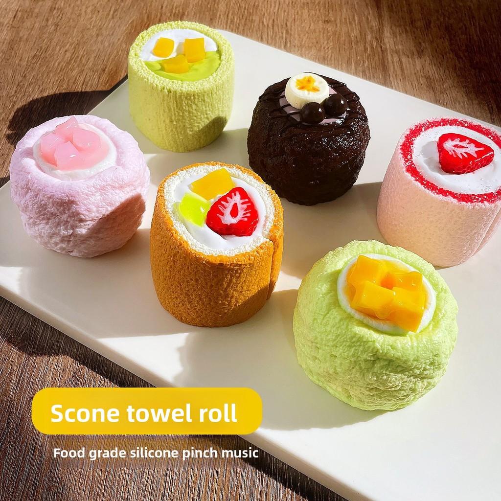 Mango Scone Food Grade Silicone Stress Relief Toy For Kids And Adults