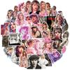 50 Aufkleber von Taylor Swift, der Sängerin, Gitarre und Wasserbecher personalisierte Aufkleber