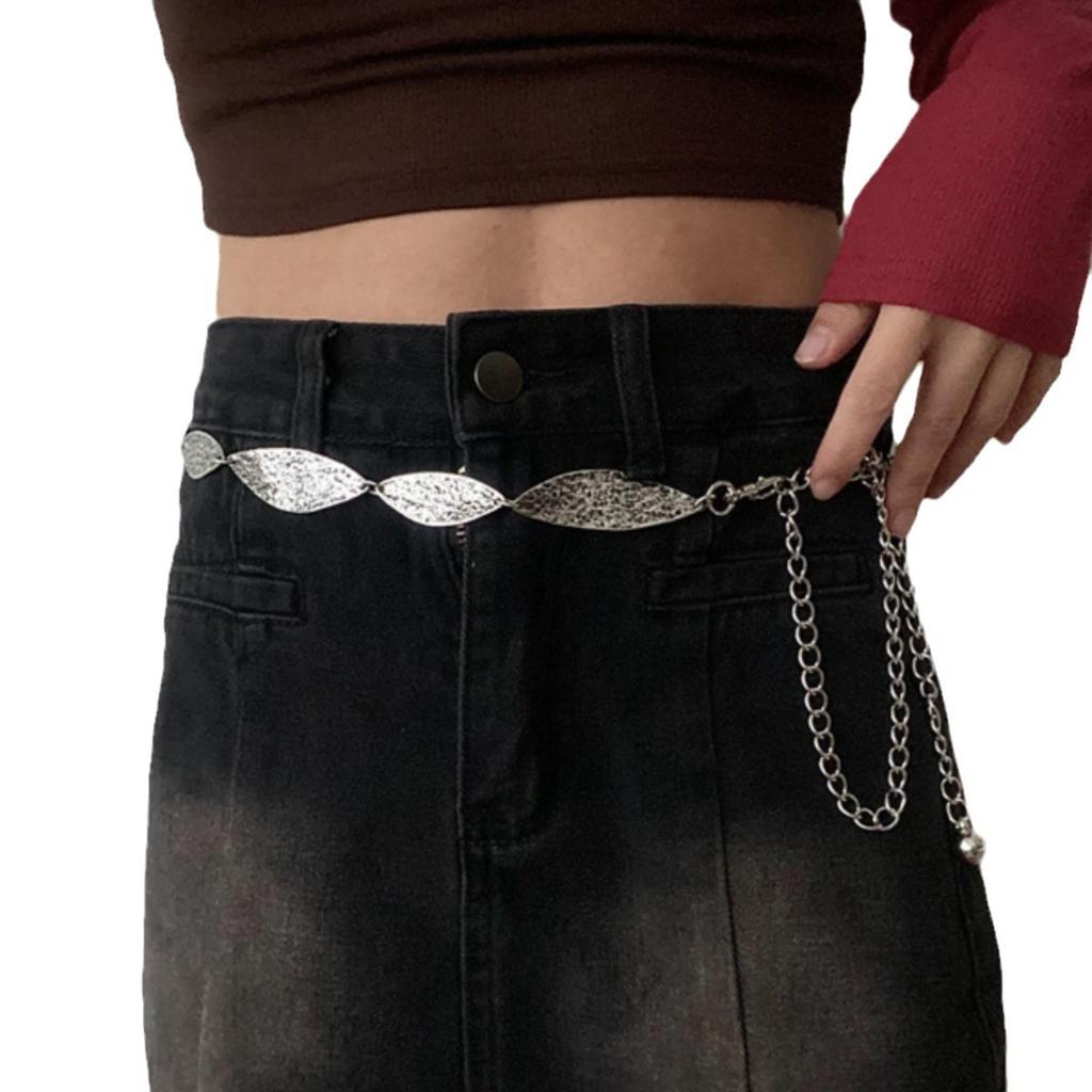 Waist Chain Accessories Simple With Skirt High-End Jeans Decoration Spice Girl Dress Metal Belt Summer