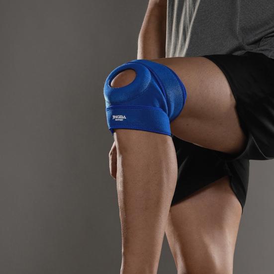 Otwarty stabilizator kolana z rzepką Antypoślizgowy Regulowany Oddychający Męski Damski Wędrówki Koszykówka Jazda na Rowerze Bieganie Wsparcie Bólu Artretycznego Ochraniacz Kolana Podkładki Rękaw Owinąć