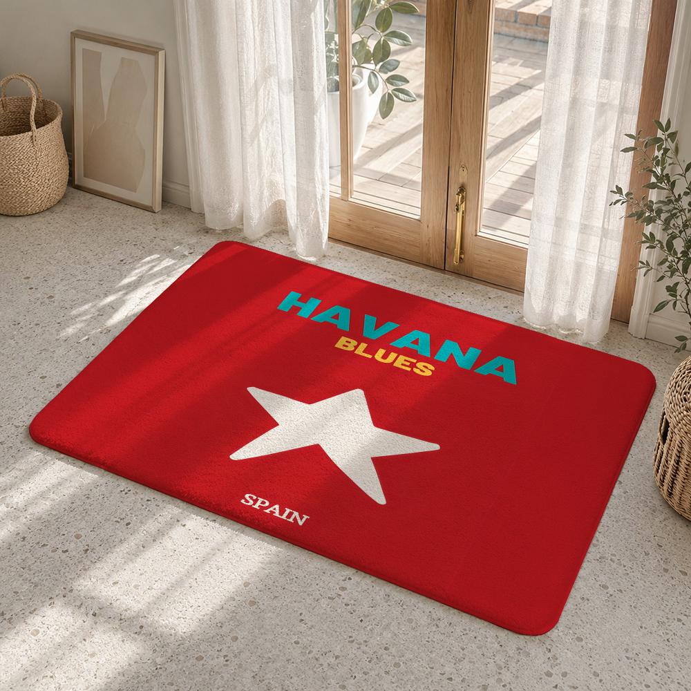 Bali Dubai Jaipur Travel Floor Mat Flannel Rug Non Slip Absorbent Soft Washable For Entryway Hallway Bathroom Kitchen Decor