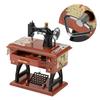 Mini Vintage Creative Retro Sewing Clockwork Music Box Gift Table Decoration
