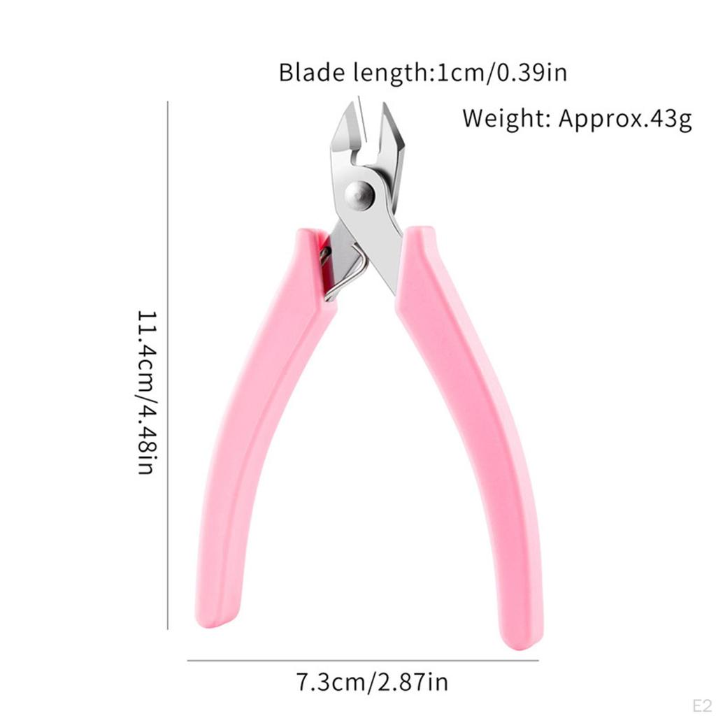 Multi-use Nail , Art Scissors, Rubber Handle, Cuticle Remover, Removal for Salon, Home,