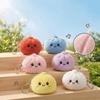 Plüsch-Dampfbrötchen Squishy Schlüsselanhänger Simulierte Dampfbrötchen Dampfbrötchen Schlüsselanhänger Taschendekoration