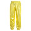 Kids Girls Boys Glittery Metallic Pants Shiny Trousers Children Jazz Dance Stage Performance Costume