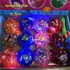 Juguetes Nuevo Duradero Alta Calidad Colorido Flash Pelota Saltarina Multiestilos Interactiva Brillante Pelota Rebote Regalo Presente Niños Luminoso