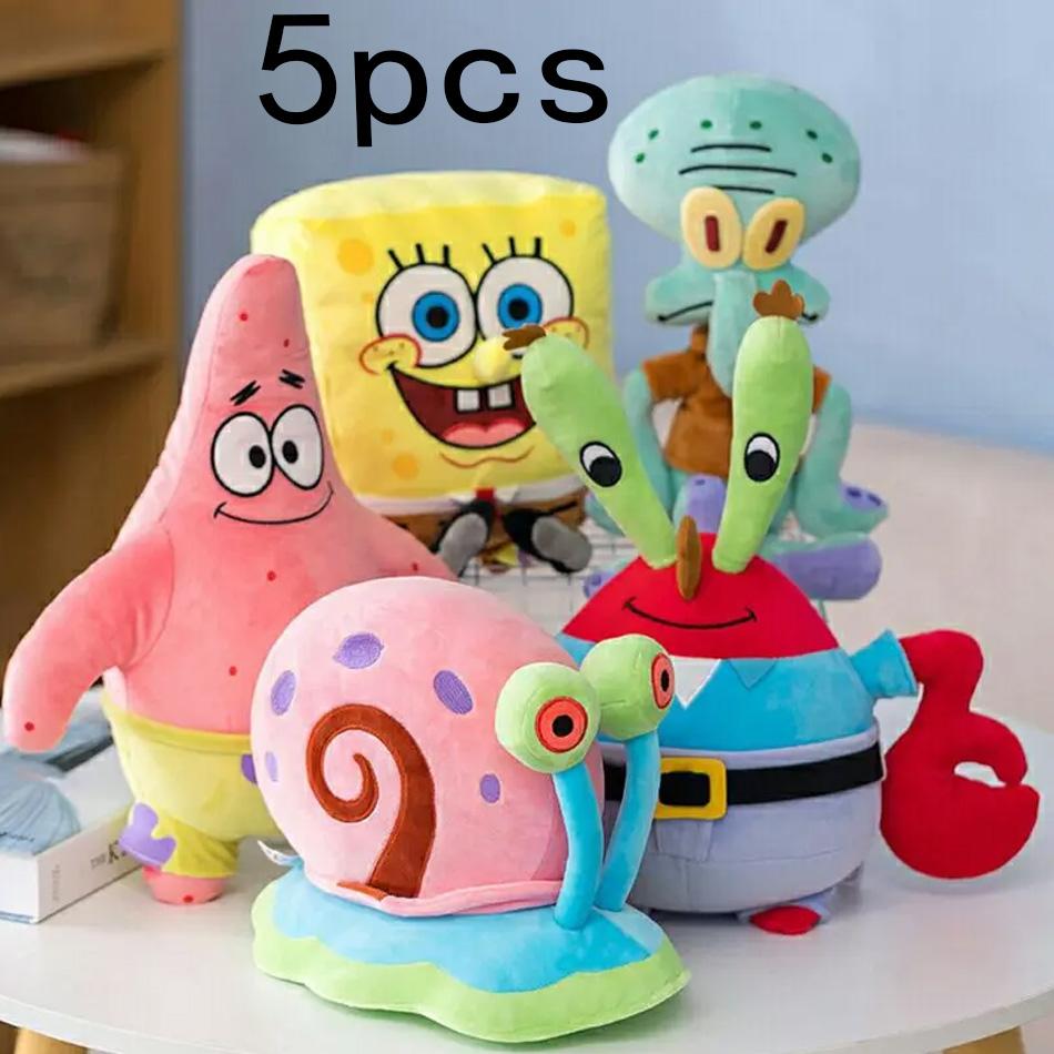 Spongebob Patrick Star Gary Squidward Tentacles Plush Dolls Small Pendant Bag Hangings Christmas Birthday Gi