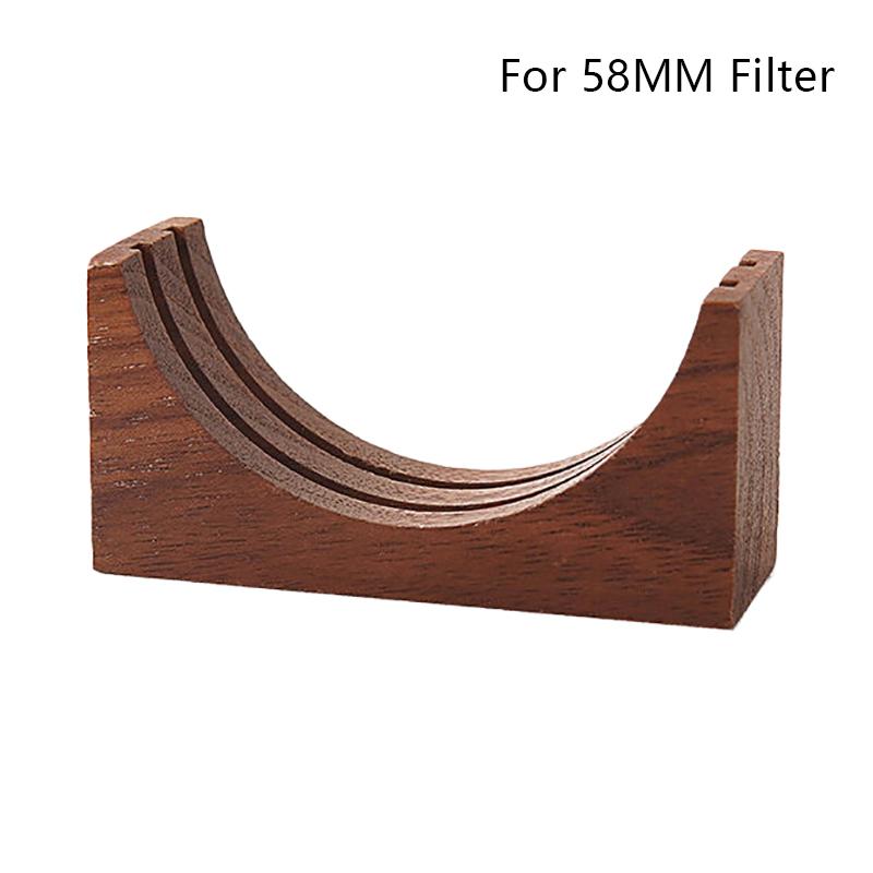 

Для 51 мм/58 мм шайба экран эспрессо фильтр экран держатель кофе приготовление шайба экран кронштейн деревянный орех подставка стойка