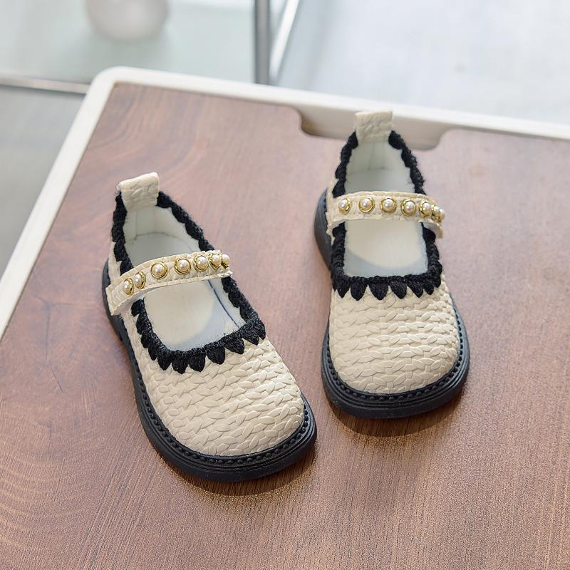 Stylish Anti-slip Shoes - Girls' Shoes, Single Shoes, Bean-shaped Shoes