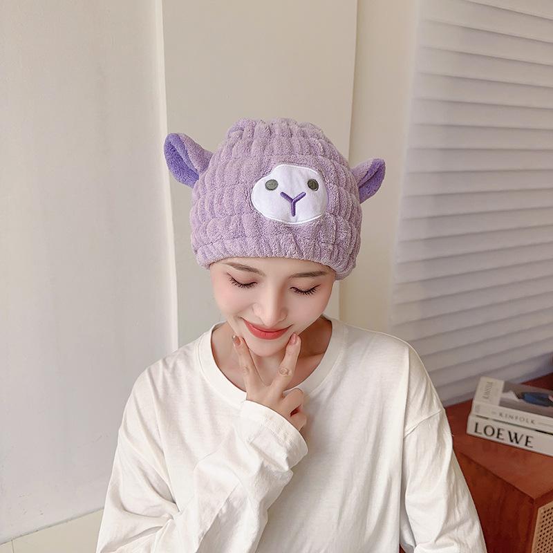 

Полотенце для сушки волос для мамы, мягкая впитывающая шапочка для душа, женская шапочка для волос из микрофибры, быстросохнущая бантовая шапочка для ванны, бант, полотенце, шапочка, аксессуары для ванной комнаты 1pc фиолетовый