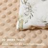 Multifunctional Hooded Infant Dot Swaddles Blanket Lightweight Cotton For Car Seat Strollers Tummy Time Play Mat