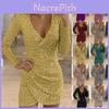 Elegant Women Sequin Christmas Bodycon Dress For Evening Parties And Events