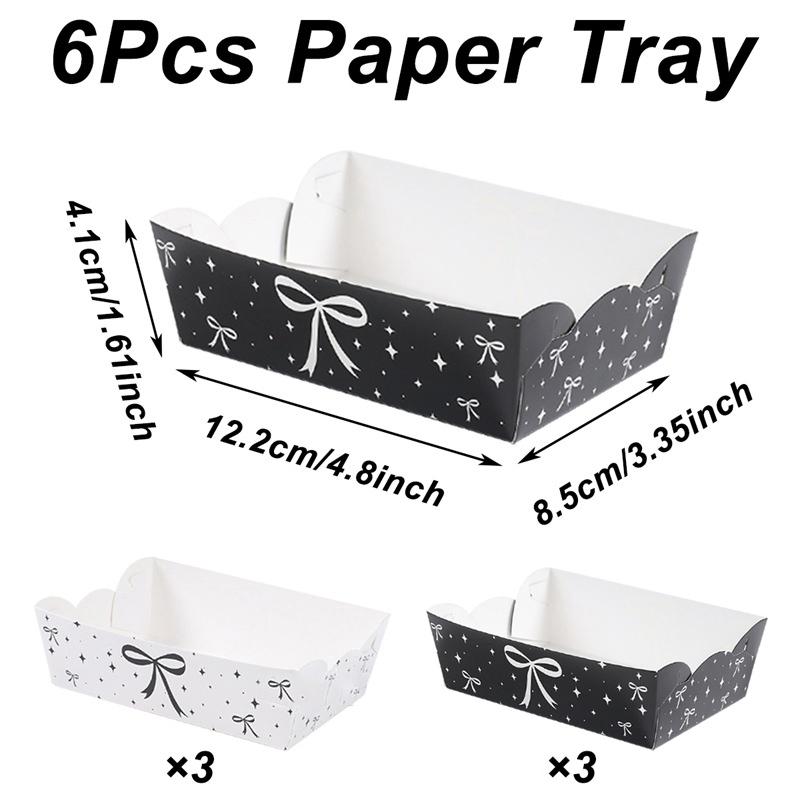 Schleife Partydekorationen Snackbox Popcornboxen Pommesboxen Für Party Jungen Partyzubehör Partygeschenke Outdoor-Geschirr