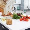 Airtight Cereal Storage Container Large Capacity Compartment Sealed Multigrain Can With Measuring Cup