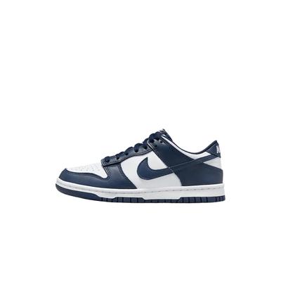 Dunk Low GS Midnight Navy Балалар Кроссовкалары Көк Ақ FB9109-116