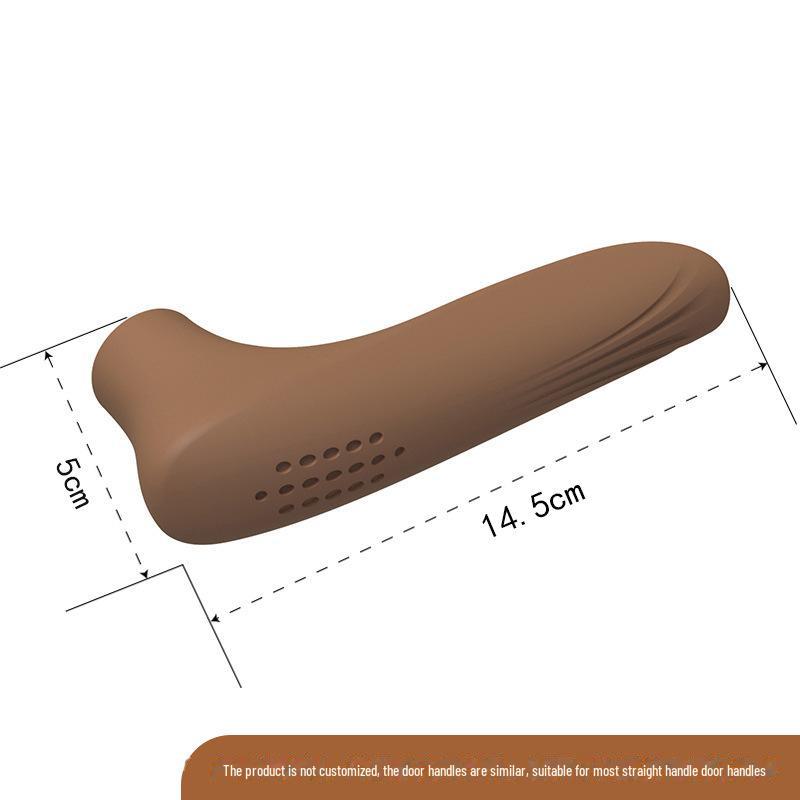 Silikonový kryt kliky dveří: Dětské tiché, antikolizní, antistatické, silné polstrování do koupelen