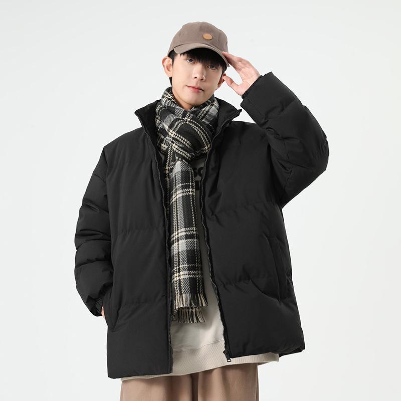 Stand-up Collar Cotton Clothing Men and Women with The Same Paragraph Winter Thickened Down Cotton Jacket Couples Clothing Cotton Coat Jacket Men