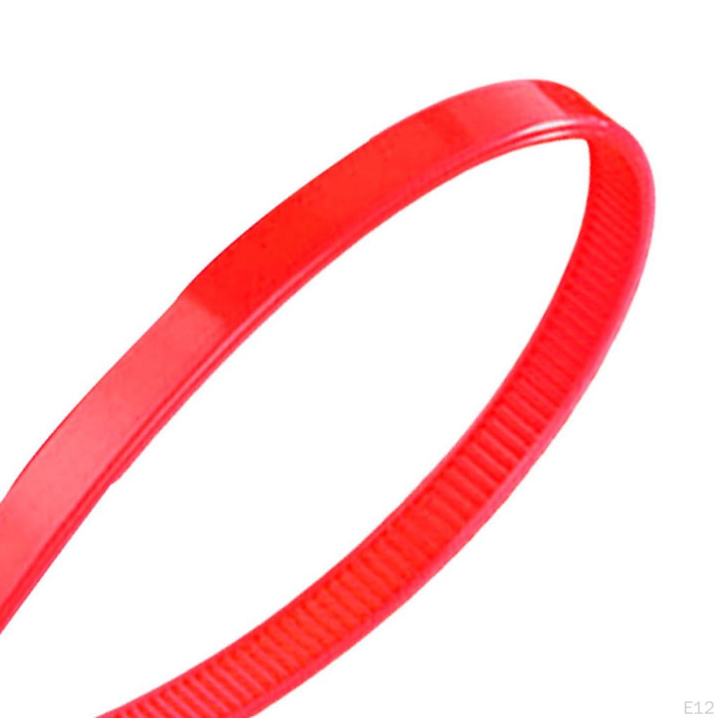 100 Pcs Nylon Cable Ties, Multifunctional Management Fasteners for Home, Office, Car, Repair