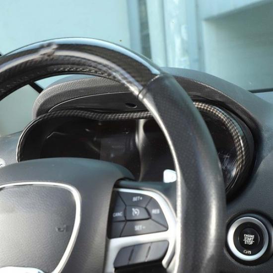 Dashboard trument Box Ring Trim Frame Cover Decor For Dodge Durango 2011+