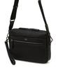 Daks Men'S Accessories Black Logo-Detailed Cowhide Crossbody Bag_Dbba6E267Bk
