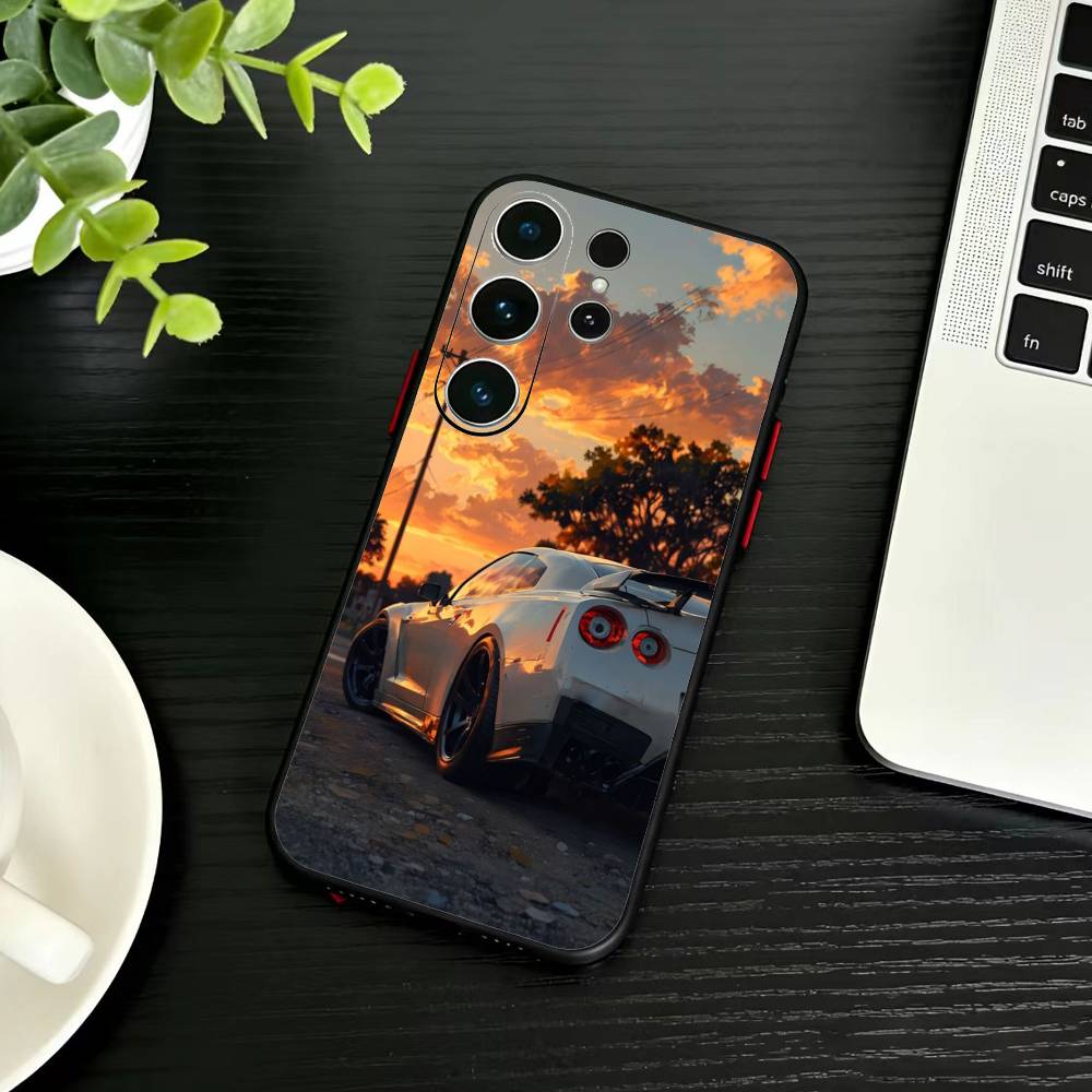 Cool Car Phone Case For Samsung S26,S25,S24,S23,S22,S30,S21,Ultra,Plus,FE 5G Black Soft Cover Samsung S20fe