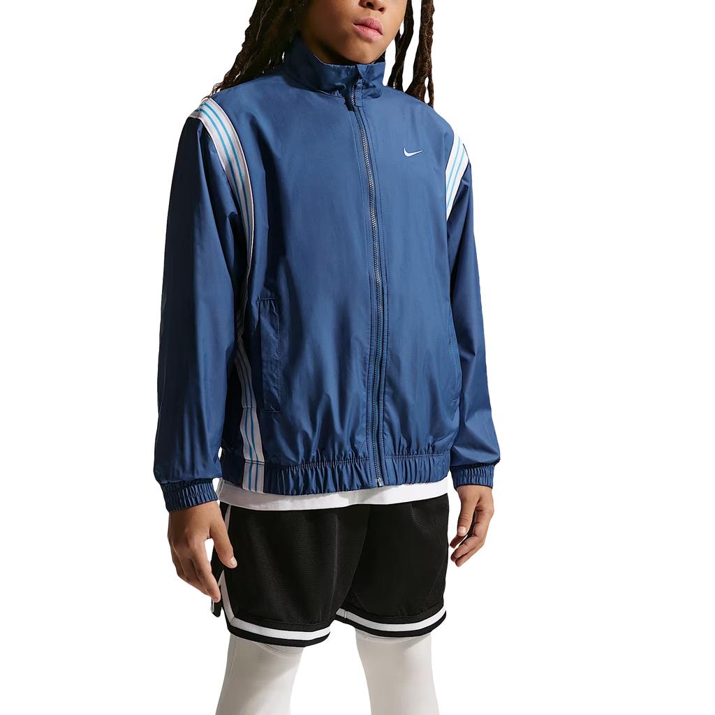 Nike Crossover Repel Loose Water-Resistant Basketball Woven Long Sleeve Kids jackets FZ5233-462