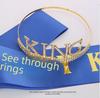 Men's Birthday King Crown and Sash Set - Party Hat Headdress for Cake Celebration