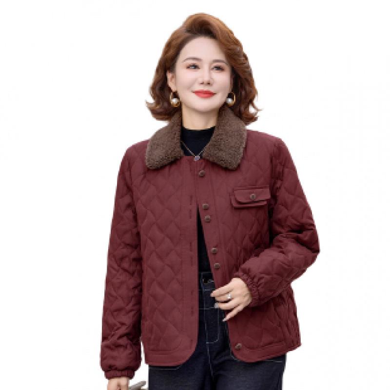 Coat Cotton-padded Jacket Warm New Top Autumn and Winter Loose Short Cotton-padded Jacket Women