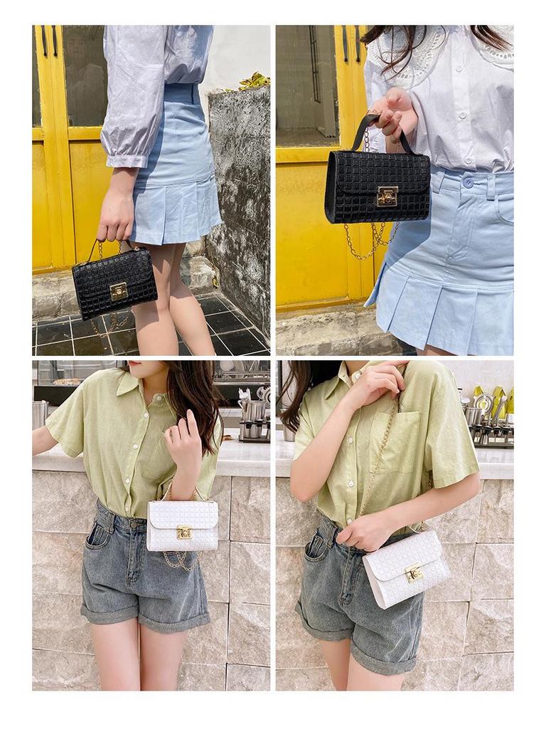 Sac à main chaîne tendance printemps: Sac Bandoulière pour Femmes Épaule, Téléphone et Pièces