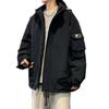 Winter Herren Parkas Modischer Kapuzen Windbreaker Gefütterter Mantel Herren Damen Warme Jacken