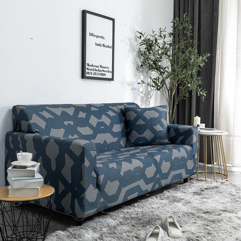 Geometric Elastic Sofa Covers for Living Room All-inclusive Slip-resistant Couch Cover Strech L Shape Corner Sofa Slipcovers 1PC