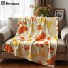 Paw Bone Lightweight Microfiber Soft Christmas Fleece Blanket Warm Cozy Throw for Bed Sofa Office Travel All Season