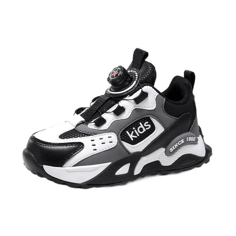 2025 new warm children's shoes boys' shoes autumn and winter girls' sports shoes medium and older children's non-slip running shoes