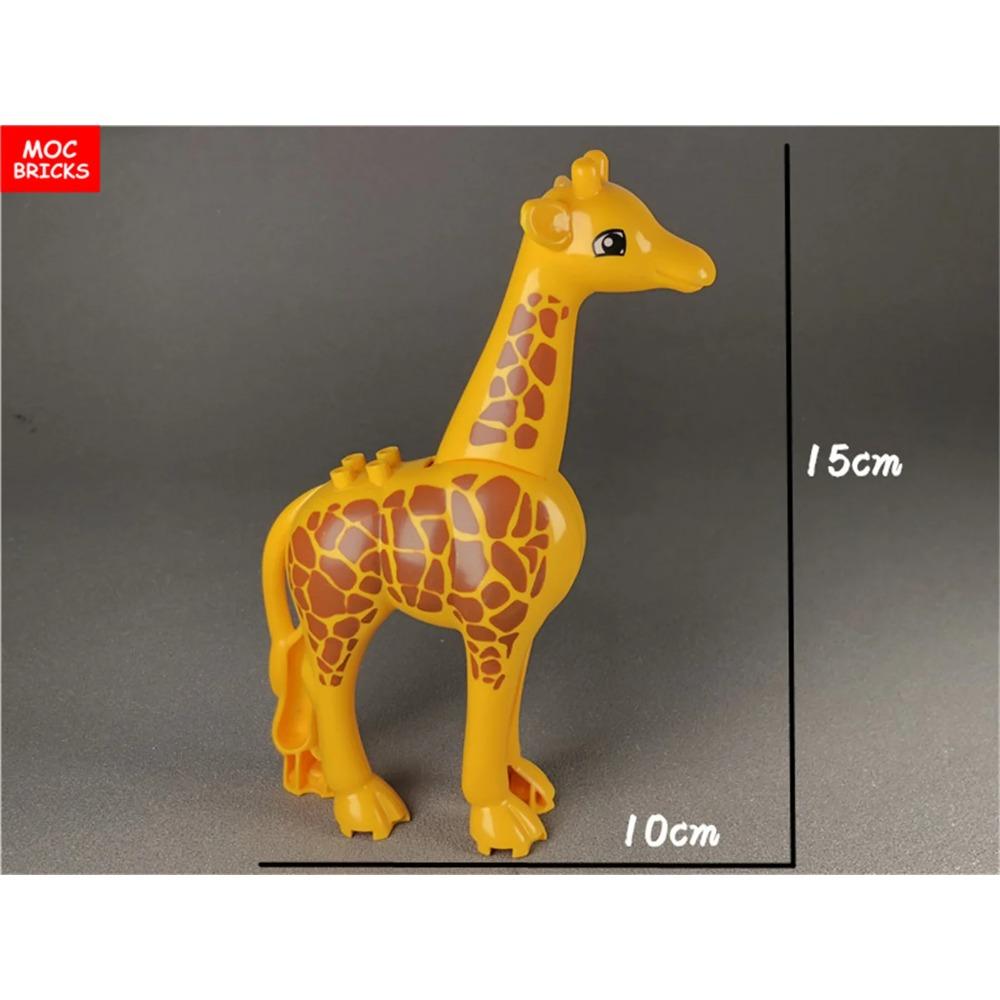 Cărămizi MOC Subarboret Junglă Animal de Pădure Maimuță Capră Girafă Pasăre Bufniță de Noapte Accesorii Blocuri de Construcție Jucării Cadouri