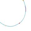 925 Turquoise Blue Point Necklace