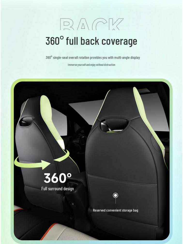 BYD Dolphin Electric Seat Cushion: Four Seasons, Full Coverage, Custom Fit for Five-Seater.