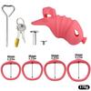 Soft Silicone Chastity Lock Male Penis CB Lock Gay Cuckold Adult Sex Toys BDSM Cock Ring 18+