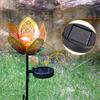 Hollow Out Design Outdoor Lighting Fixture Lotus Shaped Street Lamp  Lawn Landscape