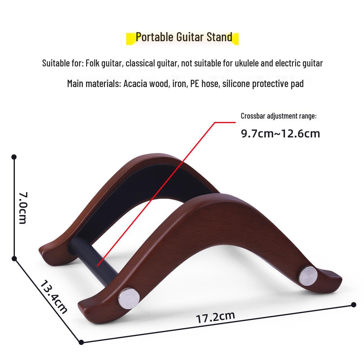 Langting Portable Floor Stand for Classical Guitar - Musical Instrument Accessories For Classical and Folk Guitar