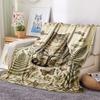 Cat Retro Print Flannel Blanket, High Quality Comfortable for All Seasons, Home Decor, Warmth and Comfort, Perfect for Christmas Gifts08