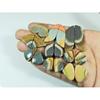 09 Pair Natural Polychrome Jasper Fancy Cabochon Loose Gemstone 114Cts. Lot C-3549