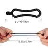 10pcs Light Rubber Band O Shaped Lamp Mount Component Install Fitting Solid Color light Fixator Installation Part